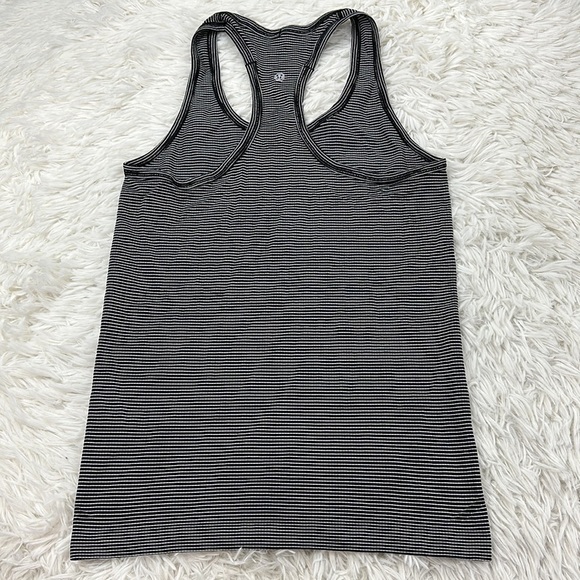 Lululemon Swiftly Tech Racerback Hyper Stripe Black - Picture 4 of 4